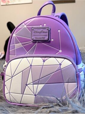 Disney parks purple wall Loungefly Mini Backpack